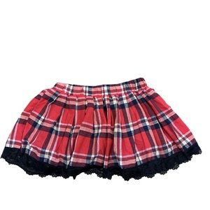 Plaid School girl skirt